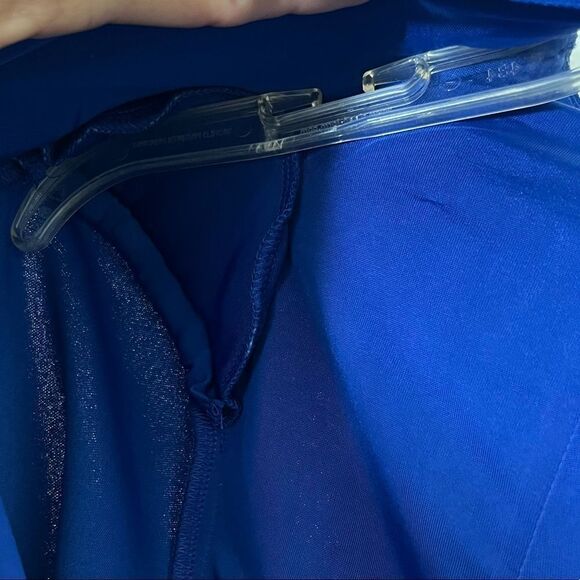 Mossman Cobalt Blue Sense Of Mystery Night Out Dress Long Sleeve Mini Size 10 - Picture 11 of 16